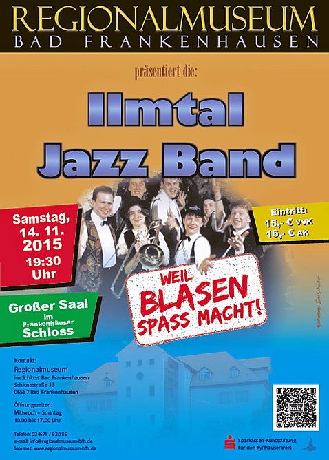 Ilmtal Jazz Band Weimar in der Kurstadt (Foto: Regionalmusem Bad Frankenhausen)