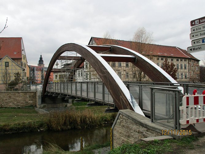 Wipperbr&uuml;cke vorfristig fertiggestellt (Foto: Stadt Sondershausen)