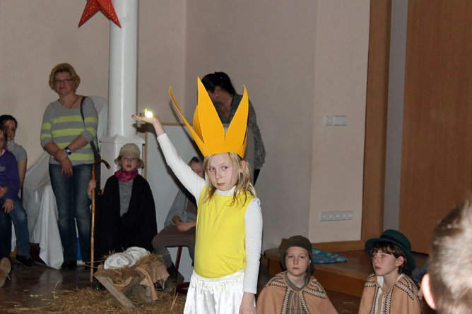 Der Weihnachtsstern (Foto: Karl-Heinz Herrmann)
