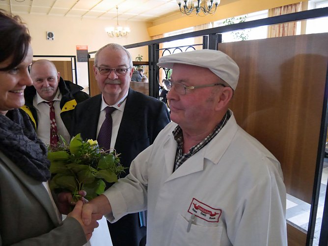 Zu Meisterjubiläum in Greußen (Foto: Landratsamt Kyffhäuserkreis) Zu Meisterjubiläum in Greußen (Foto: Landratsamt Kyffhäuserkreis)