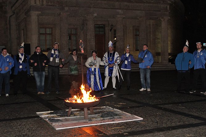 Nubbel im Flammentod (Foto: Karl-Heinz Herrmann)