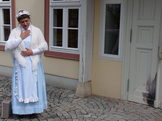 Kostümführung durch Sondershausen (Foto: Karl-Heinz Herrmann) Kostümführung durch Sondershausen (Foto: Karl-Heinz Herrmann)