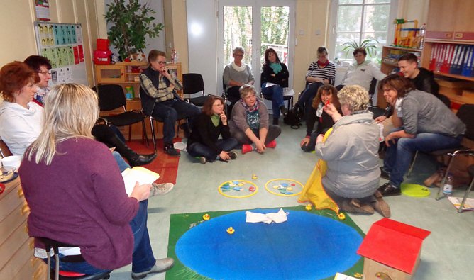 Der Fuchs war in der Kindervilla (Foto: Kindervilla Bad Frankenhausen)