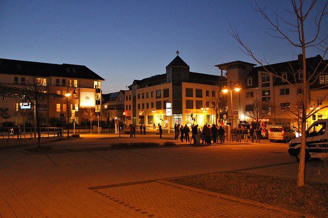 Wenig Resonanz bei Demo (Foto: Karl-Heinz Herrmann)