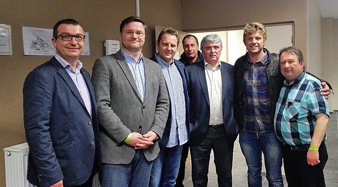 Zu Besuch in der Partnerstadt Pecquencourt (Foto: Karl-Heinz Herrmann)