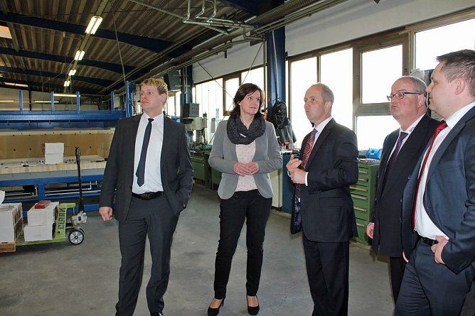 Firma Linn High Therm besucht (Foto: Karl-Heinz Herrmann)