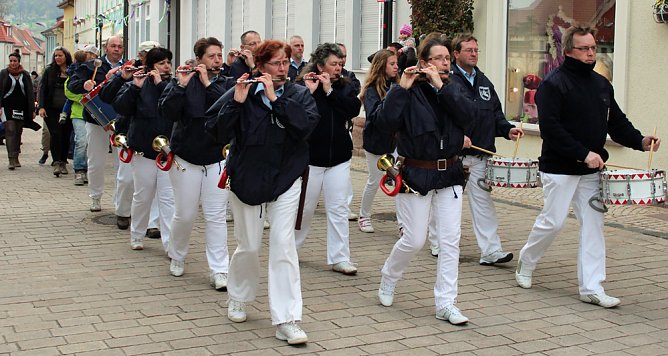 Fackelumzug in Bad Frankenhausen (Foto: Karl-Heinz Herrmann)