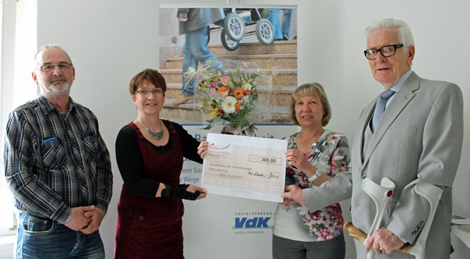 Mit VdK diskutiert (Foto: Karl-Heinz Herrmann)