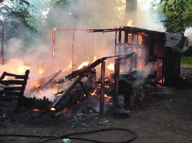 Abgebrannt (Foto: Polizei)