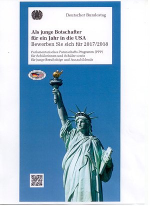 Ein Jahr in die USA! (Foto: Wahlkreisbüro Selle) Ein Jahr in die USA! (Foto: Wahlkreisbüro Selle)