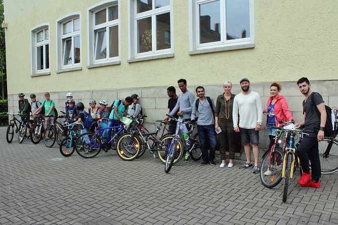 F&uuml;r den Unstrut-Werra-Radweg geworben (Foto: Karl-Heinz Herrmann)