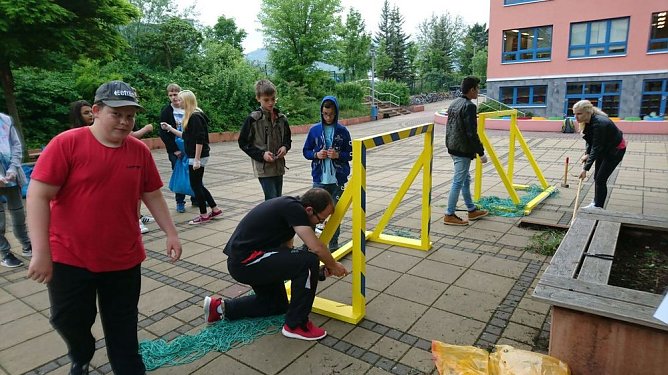 9. Th&uuml;ringer Sch&uuml;lerfreiwilligentag im Kreis (Foto: Landratsamt Kyffh&auml;userkreis)