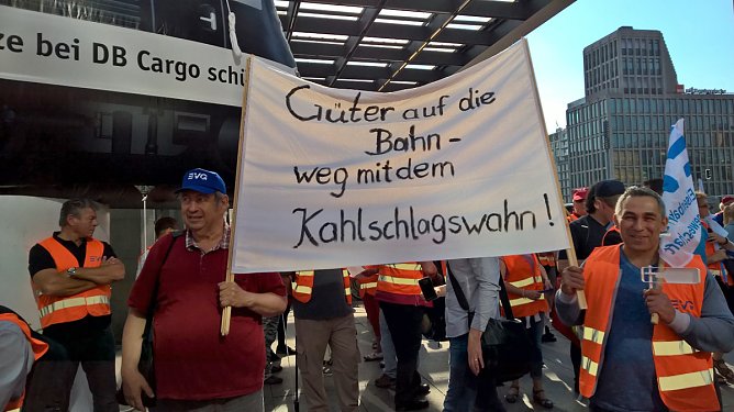 Auch Gewerkschafter aus dem Kyffh&auml;userkreis dabei (Foto: DGB Kyffh&auml;userkreis)