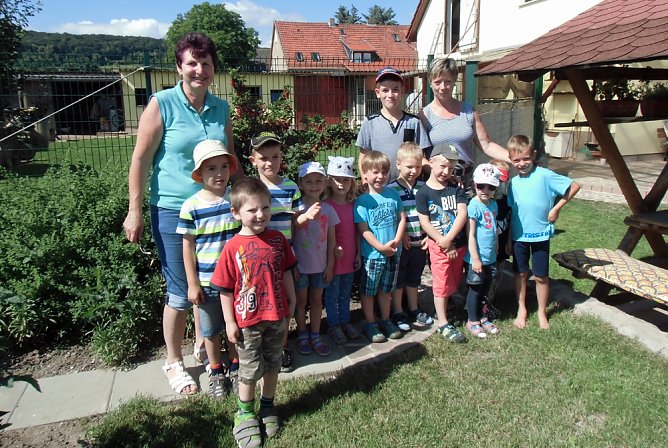 Bauernhoftiere hautnah (Foto: Kindervilla Bad Frankenhausen)