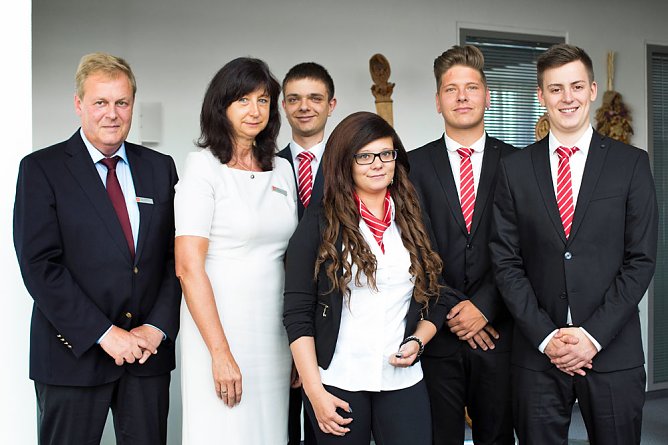 Berufsstart in der Kyffhäusersparkasse (Foto: Kyffhäusersparkasse) Berufsstart in der Kyffhäusersparkasse (Foto: Kyffhäusersparkasse)