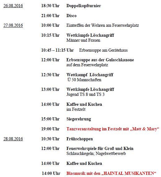 Feuerwehrfest in Seehausen (Foto: FFW Seehausen)