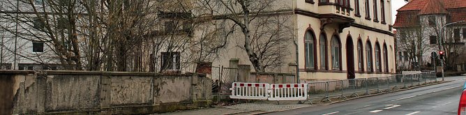 Abriss des alten Finanzamtes in Sondershausen (Foto: Karl-Heinz Herrmann)