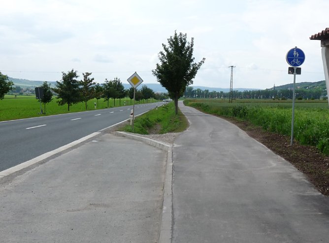 Radweg nach Esperstedt (Foto: Karl-Heinz Herrmann)