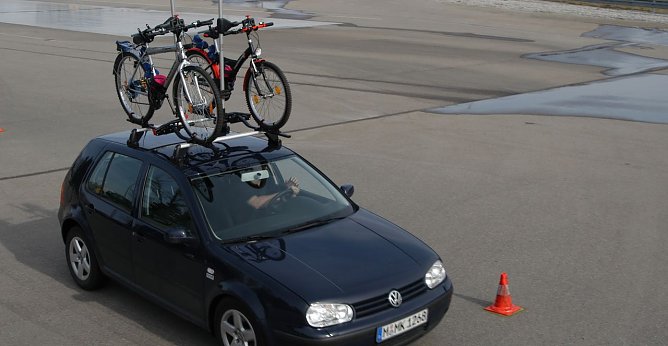 Fahrr&auml;der sicher transportieren (Foto: ADAC)