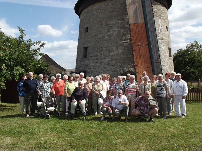 &Uuml;berraschungsfahrt des WB 4 f&uuml;hrte zur M&uuml;hle Erna (Foto: Thomas Leipold)