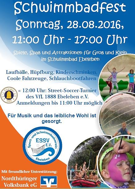 Schwimmbadfest in Ebeleben (Foto: Stadt Ebeleben) Schwimmbadfest in Ebeleben (Foto: Stadt Ebeleben)