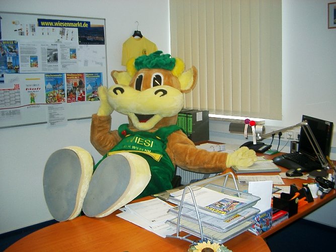 Wiesi ruht sich aus (Foto: Wiesenmarkt) Wiesi ruht sich aus (Foto: Wiesenmarkt)