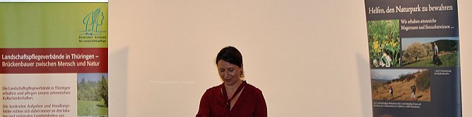 Th&uuml;ringens Umweltministerin Anja Siegesmund hat heute die sechste von elf Natura 2000-Stationen S&uuml;dharz/Kyffh&auml;user feierlich eingeweiht.  (Foto: Karl-Heinz Herrmann)