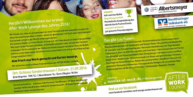 After Work Lounge im Marstall Sondershausen (Foto: Privat) After Work Lounge im Marstall Sondershausen (Foto: Privat)