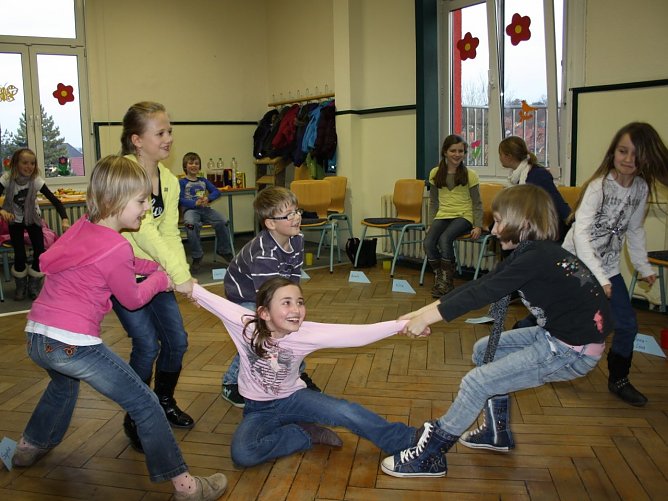 Sicherheitstraining f&uuml;r Kinder im JuST (Foto: Just)