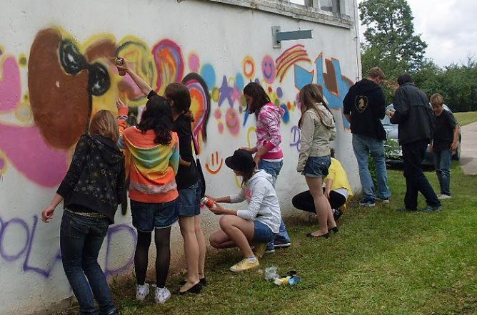 Interkulturell auf der Feuerkuppe (Foto: Autorin)