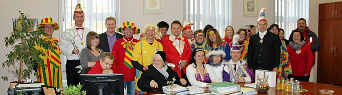 Im Handstreich B&uuml;rgermeistersitz erobert (Foto: Karl-Heinz Herrmann)