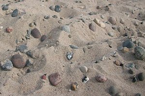 Steine am Strand (Foto: Karl-Heinz Herrmann)