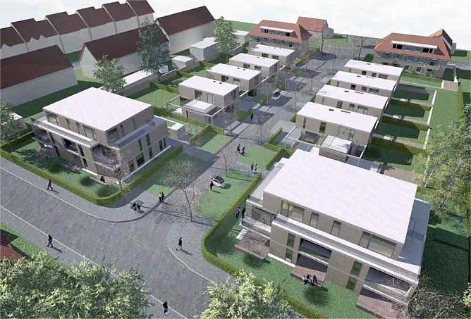 Am Franzberg entsteht Neues (Foto: AIG)