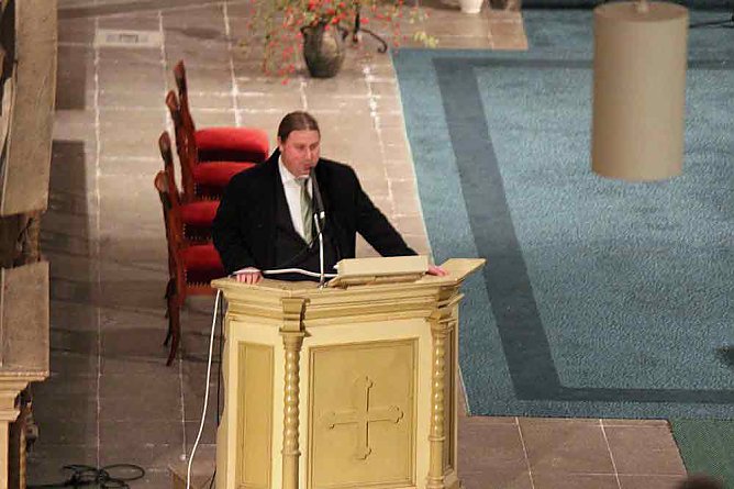W&uuml;rdiger Beitrag zum Reger-Jahr (Foto: Karl-Heinz Herrmann)
