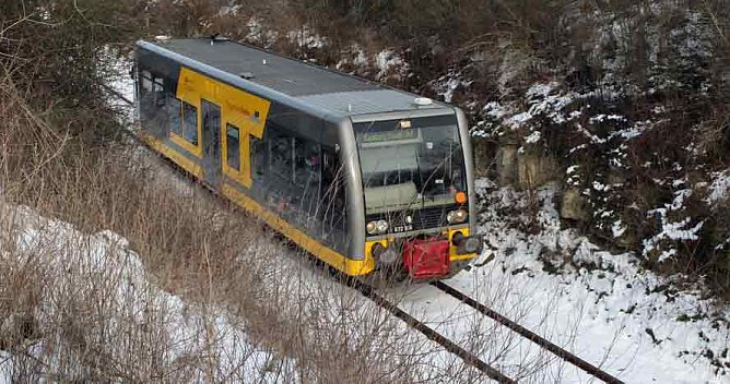 Weihnachtsmarkt-Express nach Naumburg (Foto: IG Unstrutbahn)