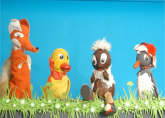 Pittiplatsch und seine Freunde (Foto: Privat) Pittiplatsch und seine Freunde (Foto: Privat)