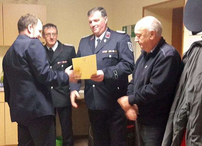 Jahreshauptversammlung bei der FFW Wasserthaleben (Foto: S. Lumnitz)