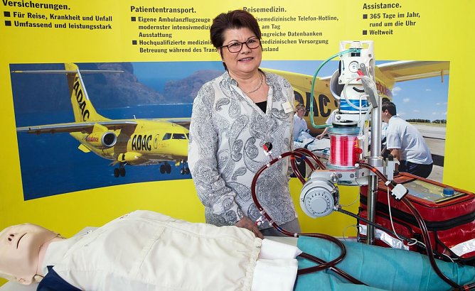 Patientin wurde gerettet (Foto: ADAC)