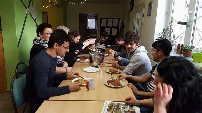 Kochkurs der Kulturen im HOC (Foto: Lisa Hense)