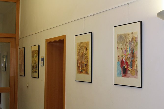 Syrischer Maler stellt in Sondershausen aus (Foto: Karl-Heinz Herrmann)