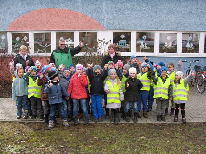 Verkehrssicherheitstag in der Kita Wipperg&auml;rtchen (Foto: Bernd M&uuml;ller)