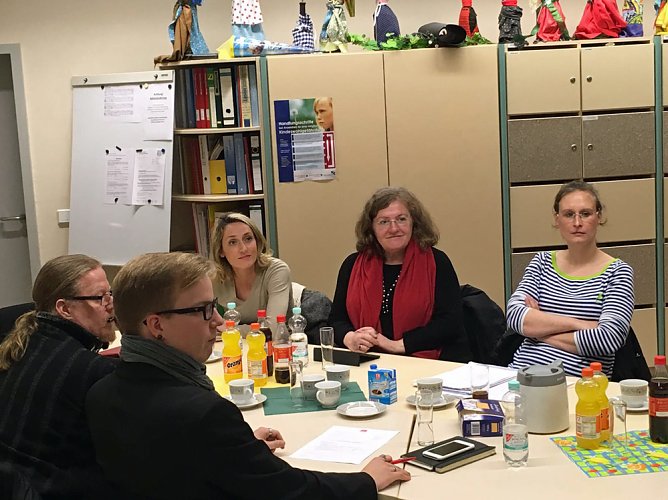 Genossen in der &Ouml;stertalschule Sondershausen (Foto: SPD Sondershausen)