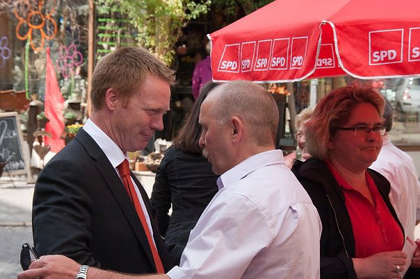 Christoph Matschie und Dr. Andreas R&auml;&uuml;ber (Foto: SPD Bad Frankenhausen)