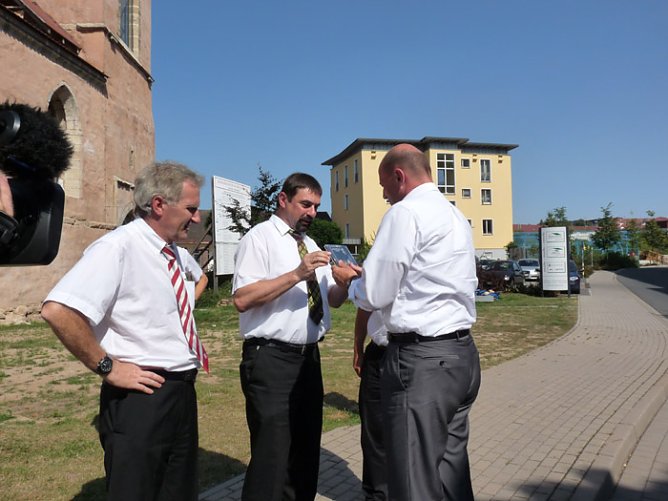 Besuch Tiefensee (Foto: Karl-Heinz Herrmann)