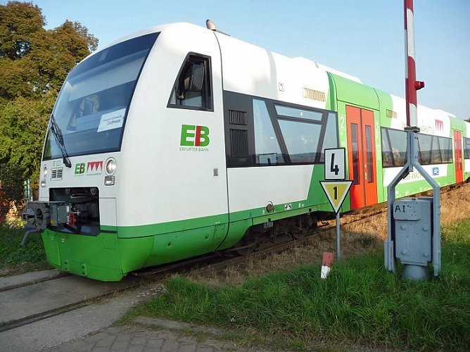 Bald eine durchgehende Bahnverbindung? (Foto: IG Unstrutbahn)