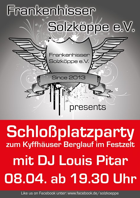 Schloßplatz-Party zum Kyffhäuser-Berglauf (Foto: Stadt Bad Frankenhausen) Schloßplatz-Party zum Kyffhäuser-Berglauf (Foto: Stadt Bad Frankenhausen)