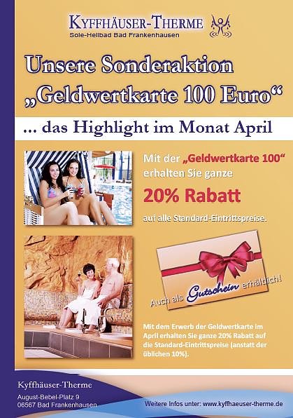 Geldwertkarte 100 (Foto: Stadtmarketing Bad Frankenhausen)