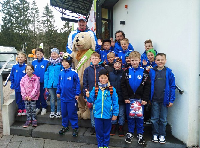 Spenden&uuml;bergabe im Kinderhospiz (Foto: Steffen Kobrow)