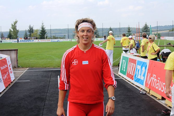 Steffi Nerius auf dem G&ouml;ldner (Foto: Hans-J&uuml;rgen Schmidt)