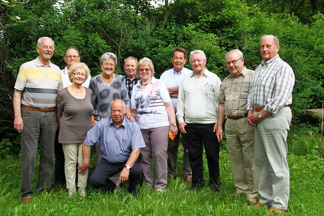Treffen nach 64 Jahren. (Foto: Günter Herting) Treffen nach 64 Jahren. (Foto: Günter Herting)